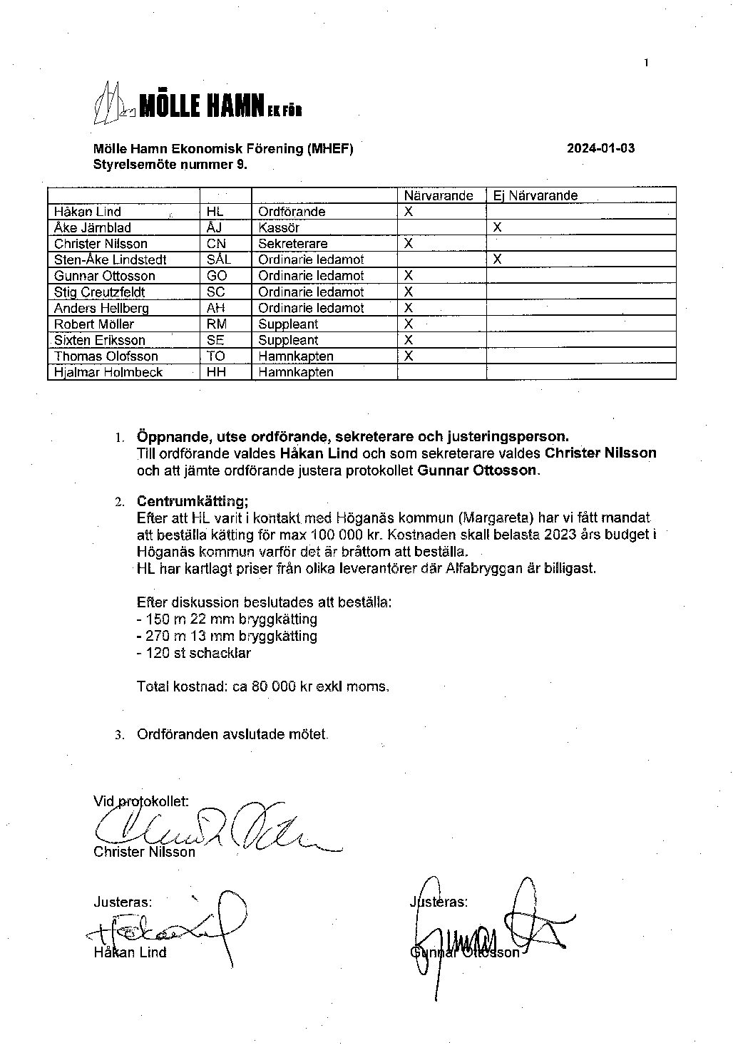 Styrelsemöte 2024-01-03